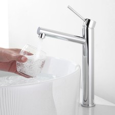 Robinet de Lavabo Haut Mitigeur Vasque à Poser Robinetterie Salle de Bain Cha...