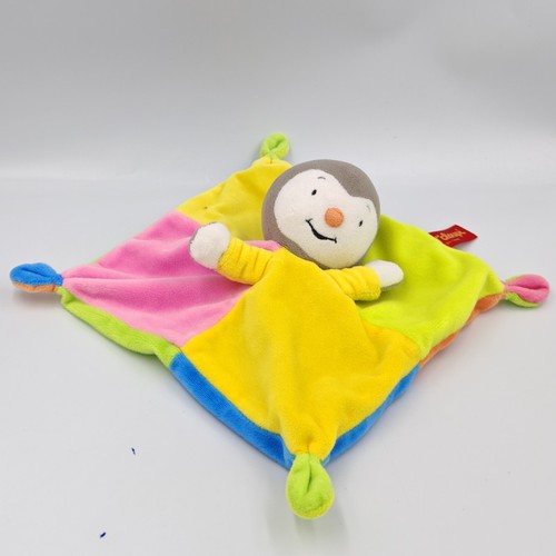 Doudou plat tchoupi jaune - tchoupi,