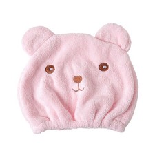 Chapeau de cheveux secs Cartoon animaux pour les femmes adultes enfants