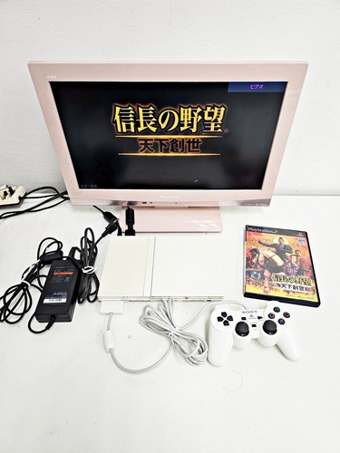 Sony playstation slim white - sony,