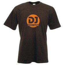 T-Shirt Personnalisé DJ Club Mobile Musique Rave Radio Tee Personnalisé