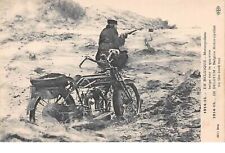 MOTO .n°54486. à identifier.en belgique. motocycliste belge.