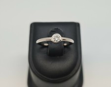 Bague or blanc 18 carats