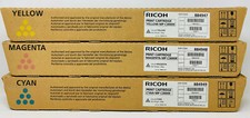Ricoh 884947 884948 884949 Original Jaune Magenta Cyan Mp C2000/MPC2500/C3000