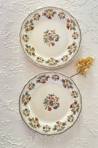 Assiettes plates gien modele - assiettes,