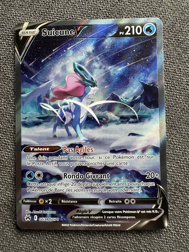 Carte pokemon suicune - pokemon,