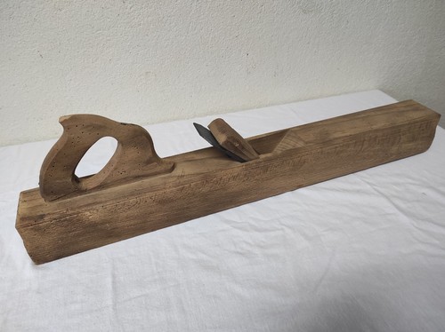 Ancien rabot bois - bois, de