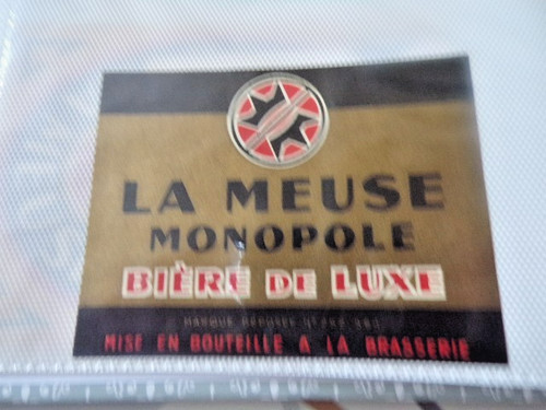 Etiquette ancienne biere - ,