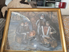 tableau fred pailhes 1947 -  dim 45 x 60 - en parfait état protégé sous un verre