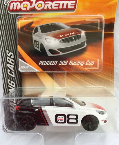 Majorette peugeot 308 white - 308, gt