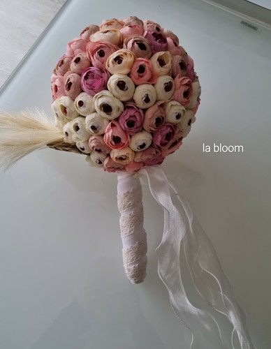 Bouquet mariée fait main - bouquet,