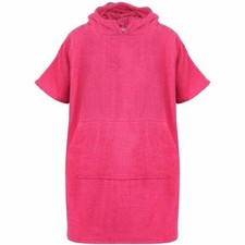 A2Z 4 Enfants Peignoir 100% Coton Rose À Capuche Robe De Bain Filles 2-13 Ans