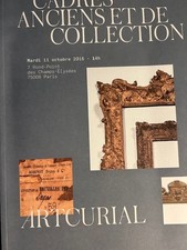 Catalogue vente cadres anciens et de collection/Neuf