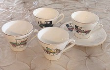 Tasses Vintage Motifs Voitures Anciennes Digoin Idéale Pour Compléter Collection