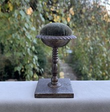 Ancien Pique Aiguilles Epingles Napoléon III Acier De Berlin