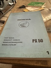 Manuel Atelier 50 Px Honda Oem