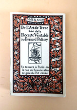 Bernard Palissy, de l'Art de Terre, Enseigne du Pot cassé, 1930, illustré