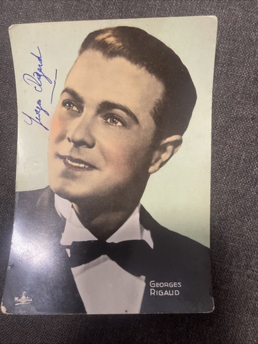 Carte postale acteur georges - postale,