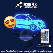 500 Abarth - Lampe 3D