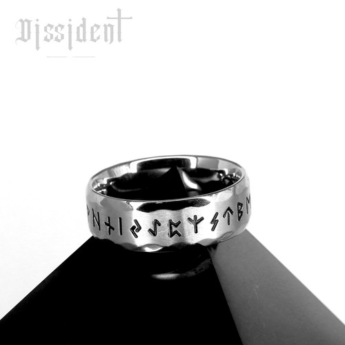 Bague chevalière acier - bague,