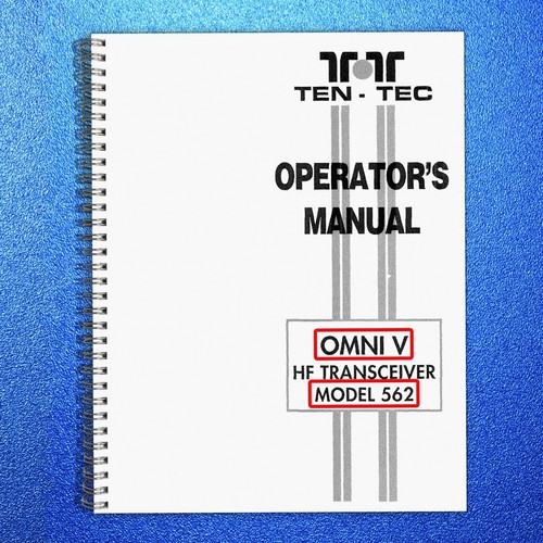 Ten tec omni - ten, user