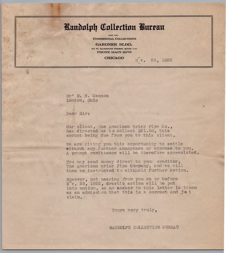 1922 randolph collection - 1922,
