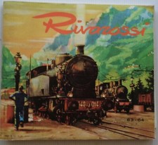 RIVAROSSI catalogue Ech Ho loco/wagon/accessoires Bon Etat année 1963-64