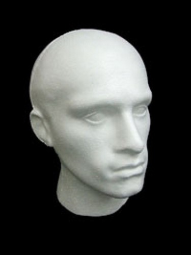 Mâle blanc polystyrène - blanc,