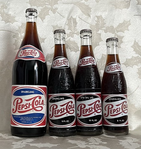 Vintage pepsi cola bottle - vintage, set