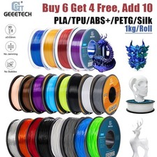 Acheter 6 Obtenez 4 Gratuit Geeetech 3D Filament PLA/PETG/TPU/ABS +/Soie/PLA mat