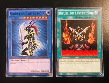 Carte Yugioh Soldat du Lustre Noir YGLD-FRA01 + Rituel Fr neuve en commune