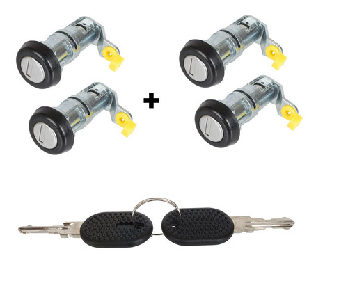 Barillets cylindre serrure - 4x,