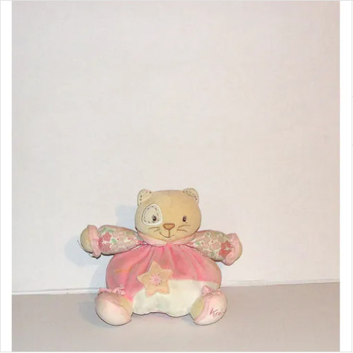 Doudou chat kaloo - chat, blanc