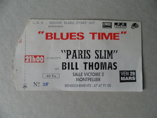 Ticket billet concert - concert, :