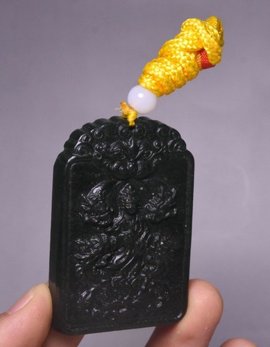 Unique hetian old jade carving - jade,