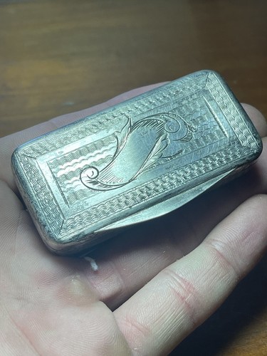 Tabatière xixème bronze - tabatière,