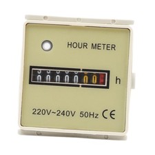 Compteur horaire mécanique, compteur horaire, horaire moteur, professionnel