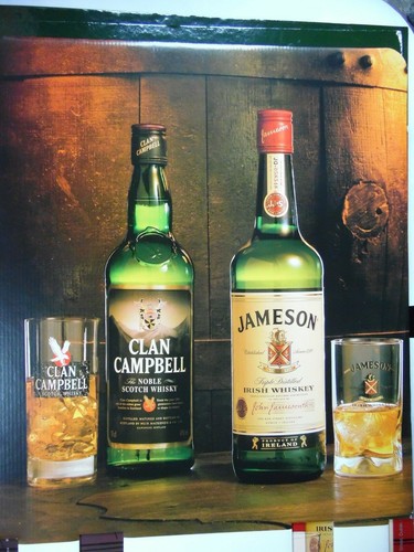 Affiche carton whisky - affiche, "