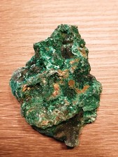 Belle Malachite fibreuse double face de DR Congo Katanga