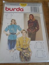 PATRON BURDA BLOUSE A