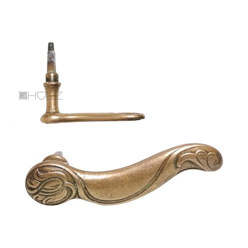 Poignée porte art nouveau - poignée, de