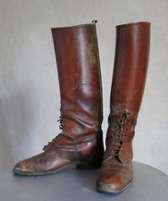 BOTTE OFFICIER, très belle paire de botte officier, aviateur ? pilote ? WW1