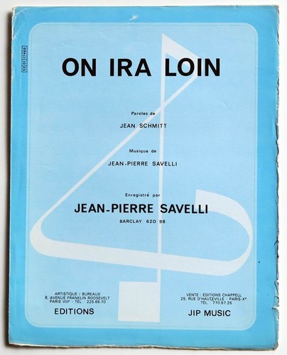 Partition vintage sheet music