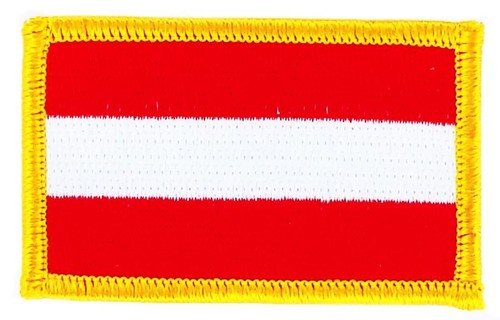 Patch écusson brodé drapeau - patch,