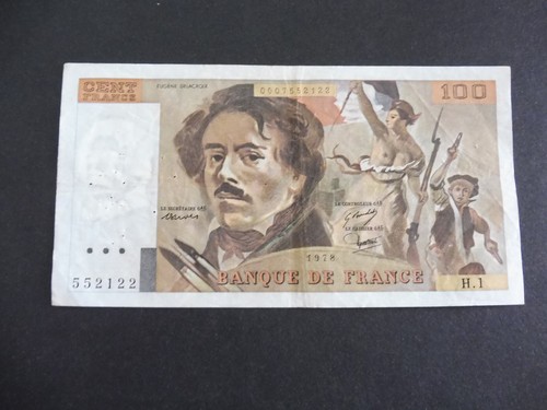 Ancien billet 100 frs - billet,