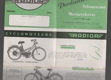 (moto) vieux papiers publicité; catalogue RADIOR 1954 (P46407)