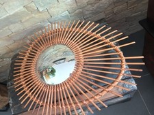 miroir oeil de sorcière Vintage 67x 52 Cm