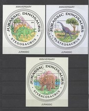 GUYANA 5 Blocs DINOSAURES