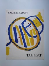 Pierre Tal-Coat Affiche Exposition 1962 Galerie Maeght Exhibition Poster 