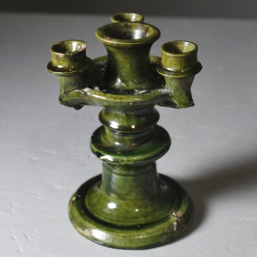 Ancien bougeoir lampe à - ou,
